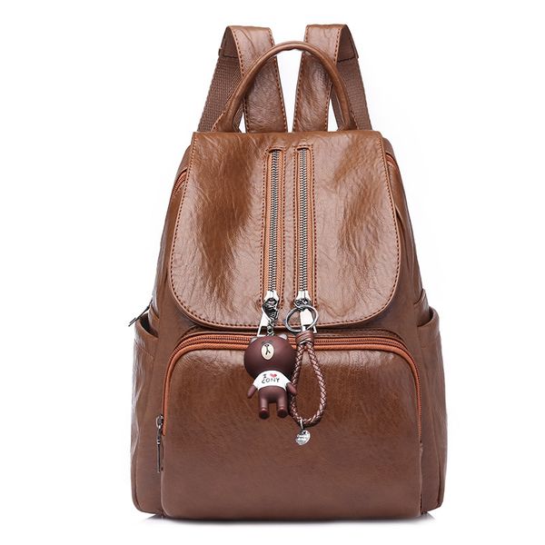 2020 new style backpack women's bag korean-style fashion models double zipper women's pu backpack
2020 new style backpack women's bag korean-style fashion models double zipper women's pu backpack