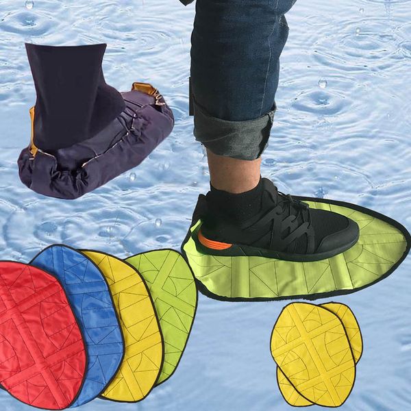 automatic lazy shoe covers reusable hand rain boots overshoes durable portable waterproof shoe protector accessories, Black;red
automatic lazy shoe covers reusable hand rain boots overshoes durable portable waterproof shoe protector accessories, Black;red