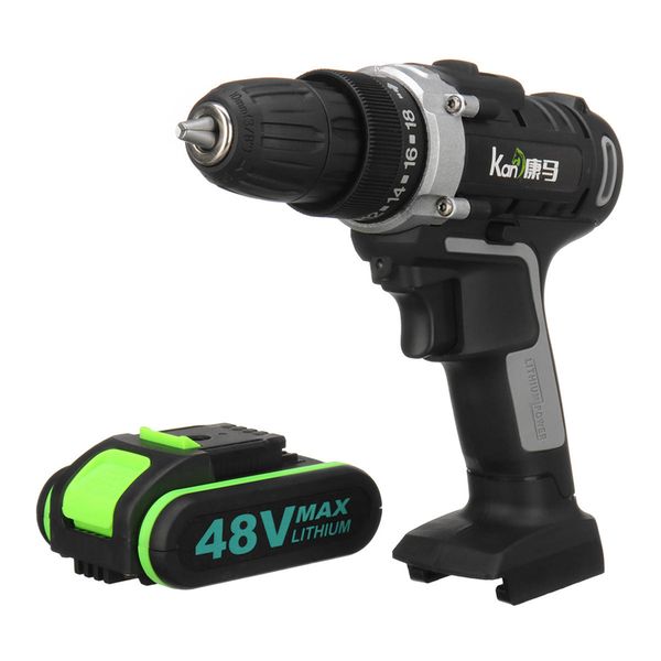 48v 18 gear power drills cordless electric drill 2 speed led lighting powerful driling tool
48v 18 gear power drills cordless electric drill 2 speed led lighting powerful driling tool