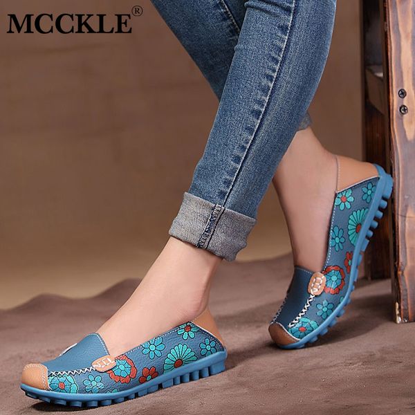 mcckle autumn women casual flat moccasins female genuine leather shallow slip on flower printing loafers ladies leisure flats, Black
mcckle autumn women casual flat moccasins female genuine leather shallow slip on flower printing loafers ladies leisure flats, Black