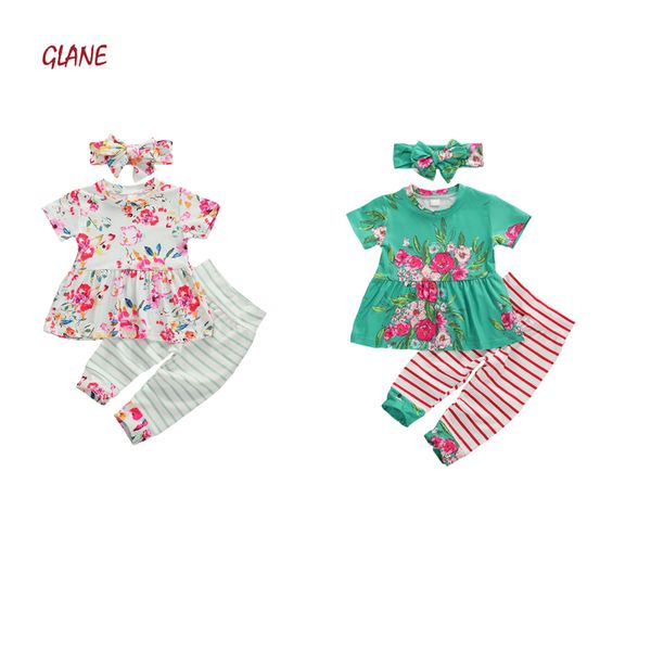 6m-4y ruffle short sleeve flower dress +striped pants+headband 3pcs clothing set for toddler kid baby girls summer clothes, White
6m-4y ruffle short sleeve flower dress +striped pants+headband 3pcs clothing set for toddler kid baby girls summer clothes, White