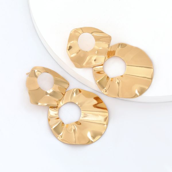 exaggerated multi-layer irregular round alloy geometric earrings fashionable women fashion temperament korean earrings cold wind, Golden
exaggerated multi-layer irregular round alloy geometric earrings fashionable women fashion temperament korean earrings cold wind, Golden