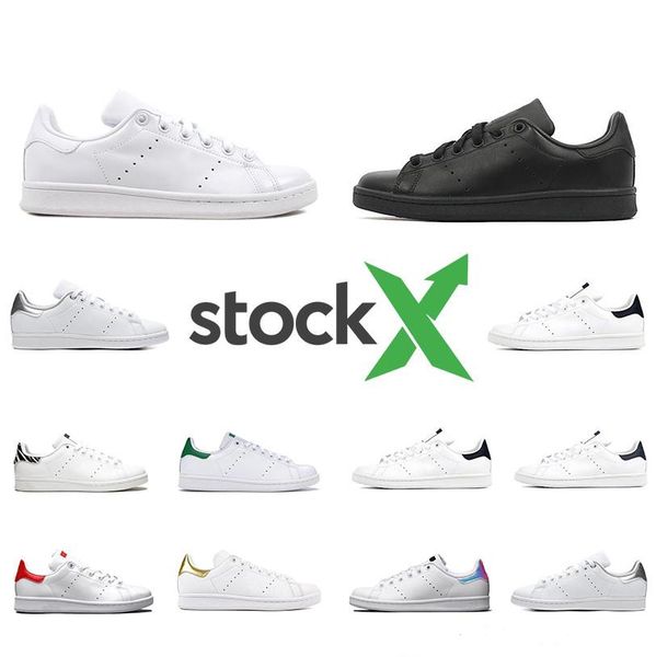 stock x smith men women flat sneakers casual shoes white navy blue oreo rainbow stan designer mens casual trainer outdoor sports shoes 36-44, Black
stock x smith men women flat sneakers casual shoes white navy blue oreo rainbow stan designer mens casual trainer outdoor sports shoes 36-44, Black