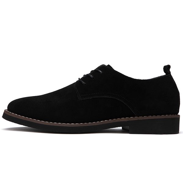 men casual flats waterproof dress oxford man shoes lace up for work male loafers, Black
men casual flats waterproof dress oxford man shoes lace up for work male loafers, Black