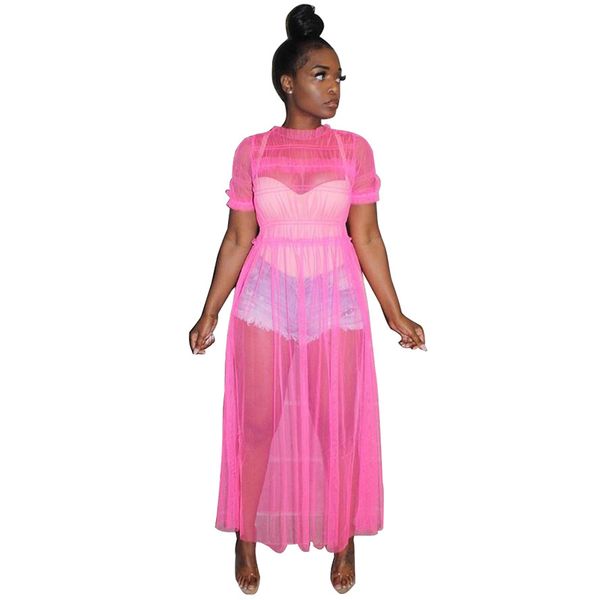 liooil see through mesh maxi dress women clothes 2020 neon green dress o neck plus size party club wear long dresses, Black;gray
liooil see through mesh maxi dress women clothes 2020 neon green dress o neck plus size party club wear long dresses, Black;gray