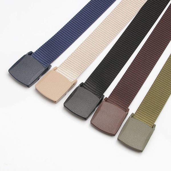 men belt adjustable army green belts canvas automatic buckle men women belt, Black;brown
men belt adjustable army green belts canvas automatic buckle men women belt, Black;brown