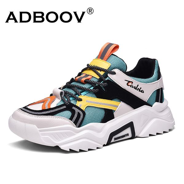 adboov new reflective sneakers breathable fashion sport shoes women men trainers y200424, Black