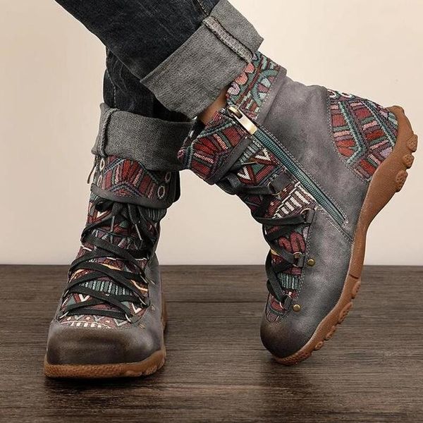 women ankle boots flats gladiator soft light shoes woman chaussures femme zapatos mujer sapato vintage flower booties h186, Black
women ankle boots flats gladiator soft light shoes woman chaussures femme zapatos mujer sapato vintage flower booties h186, Black