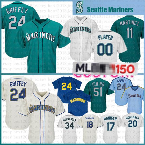 24 ken griffey jr. 22 robinson cano 51 ichiro suzuki baseball jersey seattle cool base majestic jerseys, Blue;black
24 ken griffey jr. 22 robinson cano 51 ichiro suzuki baseball jersey seattle cool base majestic jerseys, Blue;black