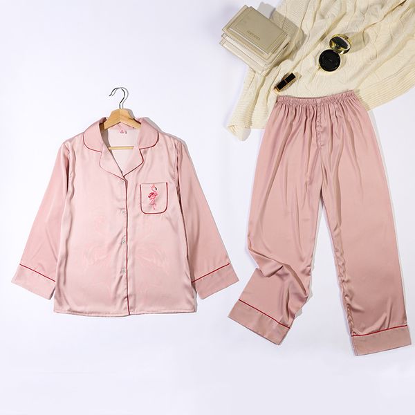 new style spring and autumn new products korean-style viscose long sleeve pajamas women's printed fold-down collar girl's home w, Black;brown
new style spring and autumn new products korean-style viscose long sleeve pajamas women's printed fold-down collar girl's home w, Black;brown