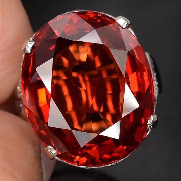 exaggerated inlaid egg-shaped red zircon women rings trendy simple engagement wedding rings with big stone jewelry anel, Golden;silver
exaggerated inlaid egg-shaped red zircon women rings trendy simple engagement wedding rings with big stone jewelry anel, Golden;silver