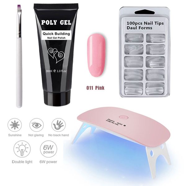 4pcs/kit poly extention gel set with led clear uv gel varnish nail polish art kit quick building nails extensions, Red;pink
4pcs/kit poly extention gel set with led clear uv gel varnish nail polish art kit quick building nails extensions, Red;pink