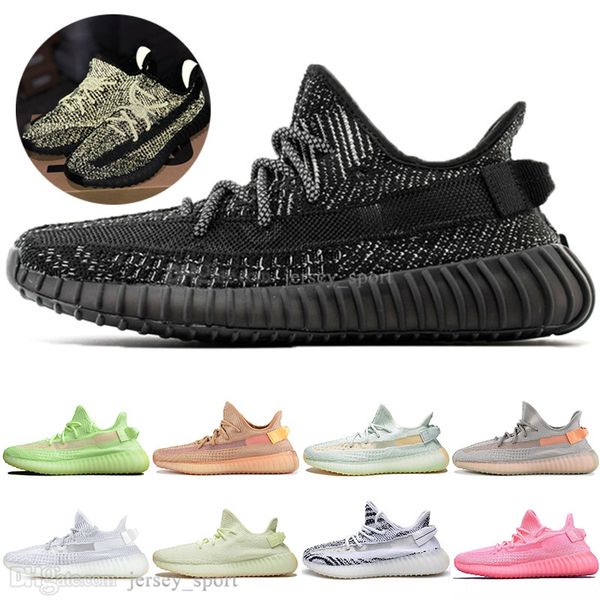 with box kanye west clay v2 black static reflective gid glow in the dark men running shoes hyperspace true form mens sports sneakers, White;red
with box kanye west clay v2 black static reflective gid glow in the dark men running shoes hyperspace true form mens sports sneakers, White;red