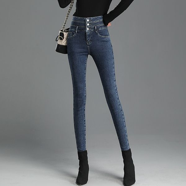 woman's jeans high waist stretch jeans women blue black winter denim skinny woman ladies trouser warm thicken fleece pants
woman's jeans high waist stretch jeans women blue black winter denim skinny woman ladies trouser warm thicken fleece pants