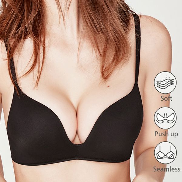 soft seamless bra women a b cup push up underwear women's wireless bras small bust 6 colors female adjustable brassiere 32-38, Red;black
soft seamless bra women a b cup push up underwear women's wireless bras small bust 6 colors female adjustable brassiere 32-38, Red;black