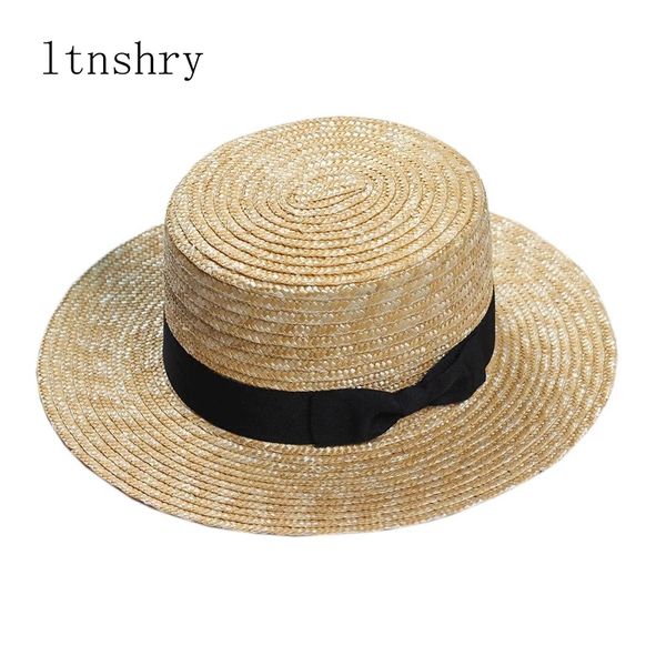 new summer women's boater beach hat wide side female casual panama hat lady classic flat bowknot straw sun hat women fedora, Blue;gray
new summer women's boater beach hat wide side female casual panama hat lady classic flat bowknot straw sun hat women fedora, Blue;gray