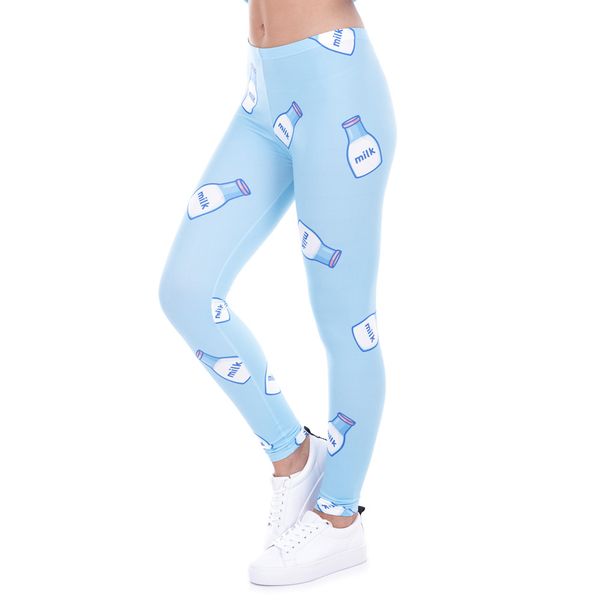 women legging milk printed leggins for women trousers high waist blue legins woman pants stretch leggings, Black
women legging milk printed leggins for women trousers high waist blue legins woman pants stretch leggings, Black