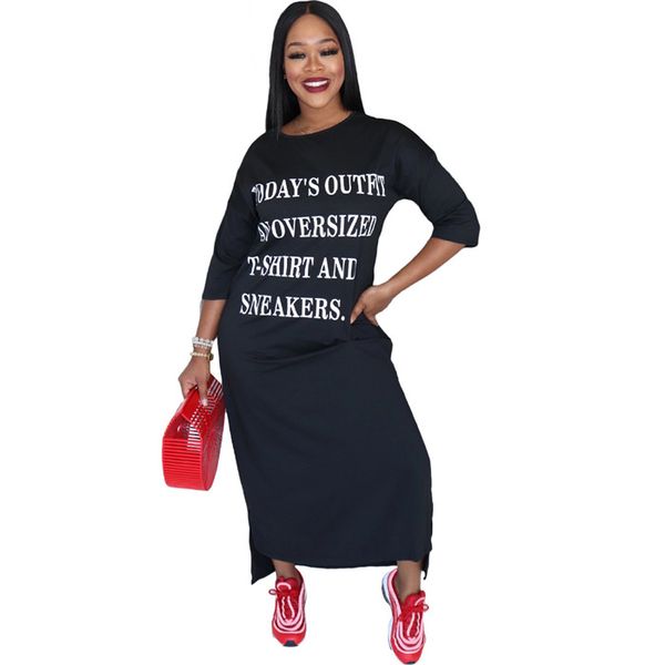 womens designer dresses crew neck long sleeve solid color female clothing letter print fashion casual dresses, Black;gray
womens designer dresses crew neck long sleeve solid color female clothing letter print fashion casual dresses, Black;gray