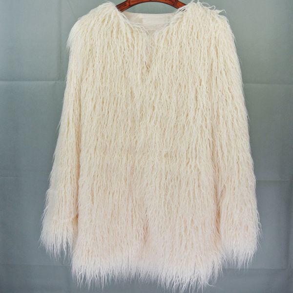 winter fake fur coat women pink faux fur coat korean women long white jacket, Black
winter fake fur coat women pink faux fur coat korean women long white jacket, Black