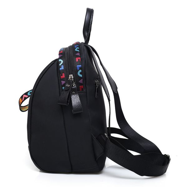 2019 new women's anti-theft backpack fashion simple pure color school bag nylon shoulder bag, ing
2019 new women's anti-theft backpack fashion simple pure color school bag nylon shoulder bag, ing
