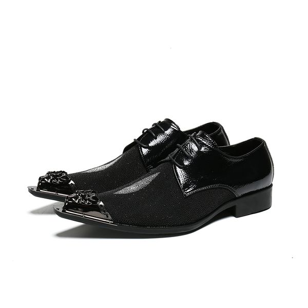 mens shoes formal shoes genuine leather chaussures homme leather men flats men metal tip wedding 39-46, Black
mens shoes formal shoes genuine leather chaussures homme leather men flats men metal tip wedding 39-46, Black