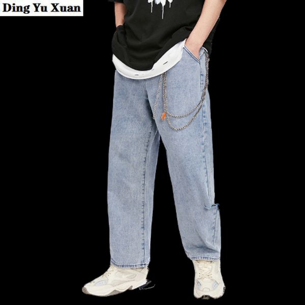 мужская streetwear wide leg прямые джинсы с дырками мужские сыпучие fit проблемные джинсы светло-голубой подростковая повседневная одежда bo, Blue
мужская streetwear wide leg прямые джинсы с дырками мужские сыпучие fit проблемные джинсы светло-голубой подростковая повседневная одежда bo, Blue