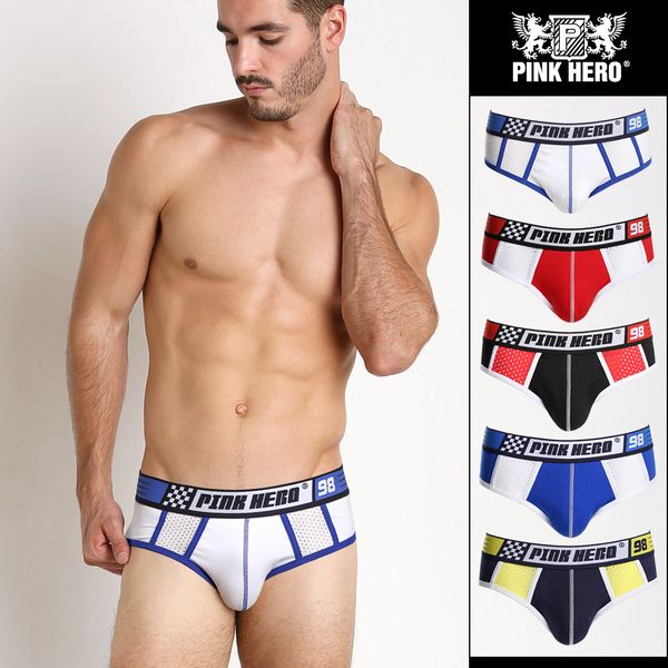 new pink heroes fashion underwear men briefs patchwork breathable eyelet fabric men briefs breathable male underpants, Black;white
new pink heroes fashion underwear men briefs patchwork breathable eyelet fabric men briefs breathable male underpants, Black;white