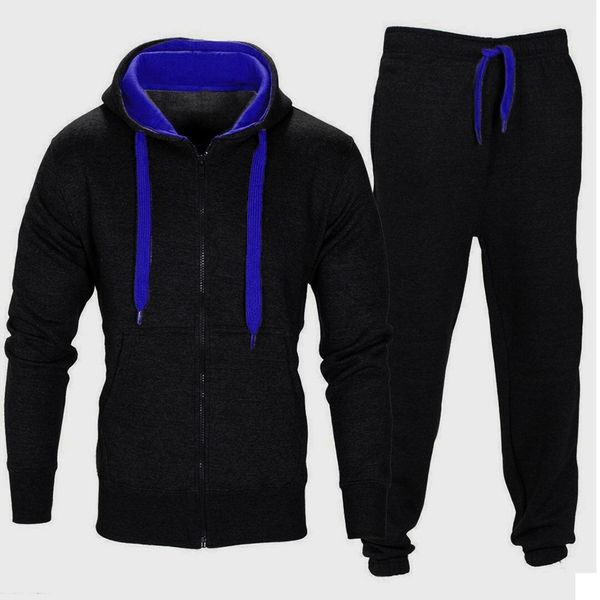 ishowtienda men casual hooded zip coat pants jogging sports tracksuit set trousers solid color fashion sweater #w1240, Black
ishowtienda men casual hooded zip coat pants jogging sports tracksuit set trousers solid color fashion sweater #w1240, Black
