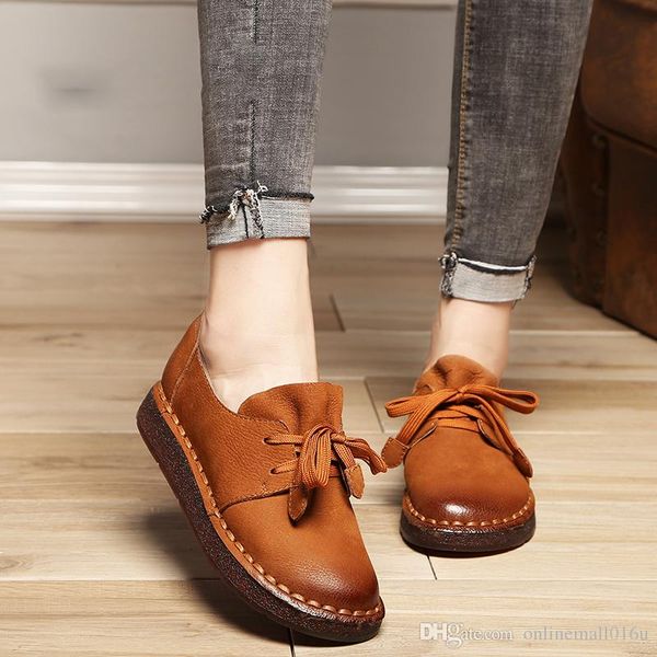 lace-up loafers casual flat shoe pregnant women shoe mother driving shoe female women flats hand-sewing shoes, Black
lace-up loafers casual flat shoe pregnant women shoe mother driving shoe female women flats hand-sewing shoes, Black
