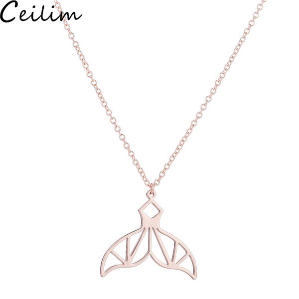 whale tail pendant boho necklace for women stainless steel hollow out dolphin fishtail choker colar mermaid necklaces jewelry accessory, Silver
whale tail pendant boho necklace for women stainless steel hollow out dolphin fishtail choker colar mermaid necklaces jewelry accessory, Silver