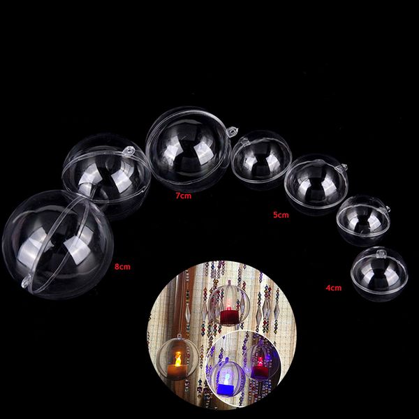 4-8cm christmas transparent plastic candy box bauble xmas ball ornaments tree fillable hanging new clear balls home decor
4-8cm christmas transparent plastic candy box bauble xmas ball ornaments tree fillable hanging new clear balls home decor