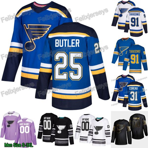 25 Chris Butler Jared Coreau Vladimir Tarasenko David Perron Tyler Bozak Ryan O'Reilly Joel Edmundson Allen Brayden Schenn Schwartz Jersey
25 Chris Butler Jared Coreau Vladimir Tarasenko David Perron Tyler Bozak Ryan O'Reilly Joel Edmundson Allen Brayden Schenn Schwartz Jersey