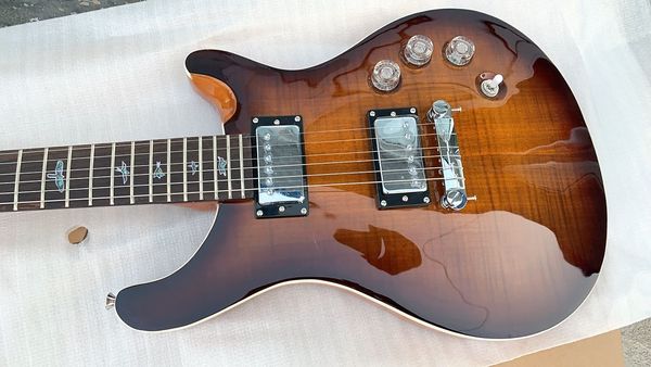 

custom private stock dgt david grissom sail guitar electric guitar tiger plame burst guitars
