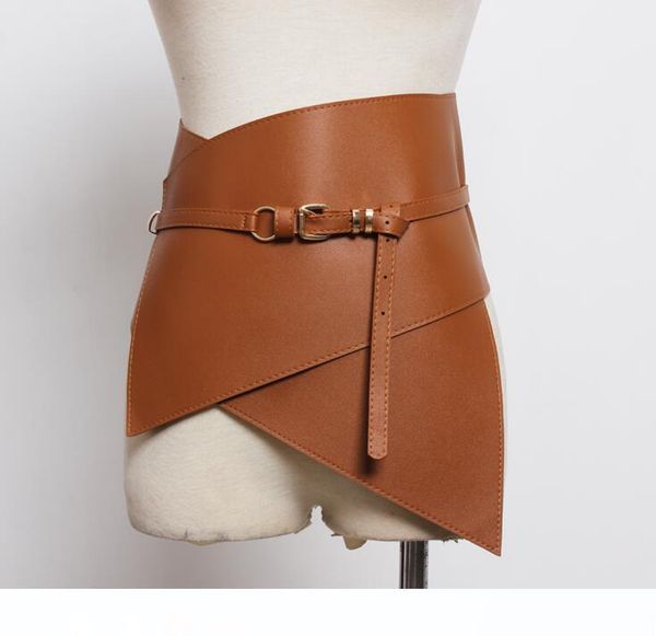 women's runway fashion pu leather elastic cummerbunds female dress coat corsets waistband belts decoration wide belt r1776, Black;brown
women's runway fashion pu leather elastic cummerbunds female dress coat corsets waistband belts decoration wide belt r1776, Black;brown