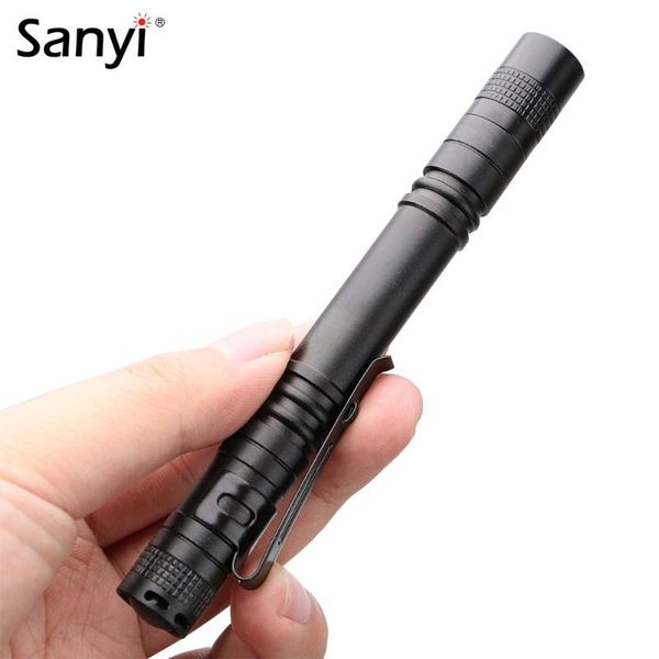 sanyi 1 mode mini portable small penholder xpe-r3 led penlight night walking work lighting car maintenance torch
sanyi 1 mode mini portable small penholder xpe-r3 led penlight night walking work lighting car maintenance torch