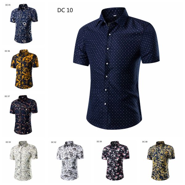 2019 new large size men's short-sleeved shirt fashion printed shirt british fan male shirt, support mixed batch, White;black
2019 new large size men's short-sleeved shirt fashion printed shirt british fan male shirt, support mixed batch, White;black