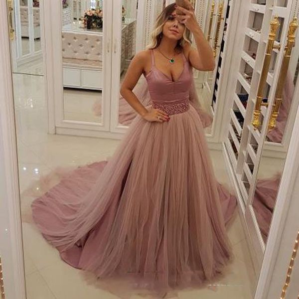 blush pink prom dresses v-neck straps bead waist tulle evening gowns cocktail party ball bridesmaid dress special occasion formal gown, Black
blush pink prom dresses v-neck straps bead waist tulle evening gowns cocktail party ball bridesmaid dress special occasion formal gown, Black