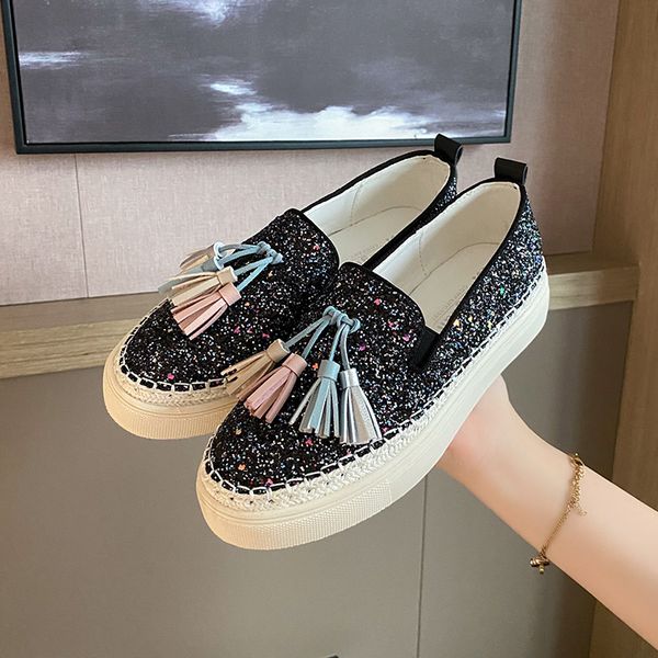 bling bling кристалл красочной кисточка кексы мокасины обувь женщина скольжение на мелких мокасины блестка fringe эспадрильи квартире, Black
bling bling кристалл красочной кисточка кексы мокасины обувь женщина скольжение на мелких мокасины блестка fringe эспадрильи квартире, Black