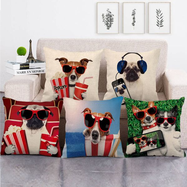 45cm*45cm fashion dog in sunglass linen/cotton throw pillow covers couch cushion cover home decor pillow
45cm*45cm fashion dog in sunglass linen/cotton throw pillow covers couch cushion cover home decor pillow
