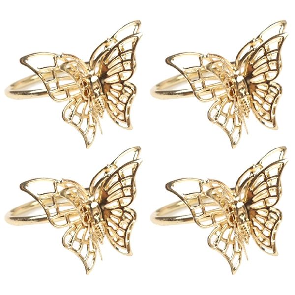 set of 4 gold butterfly napkin holders for wedding banquet dinner decor favor tableadornment holde
set of 4 gold butterfly napkin holders for wedding banquet dinner decor favor tableadornment holde
