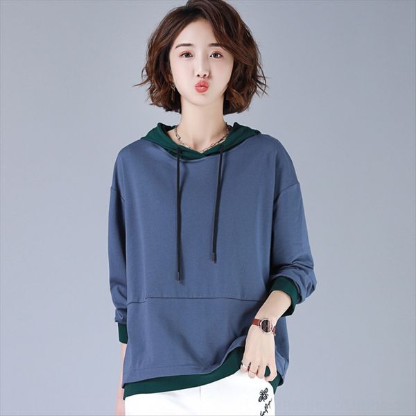 middle-aged women's wear with hat hat women's casual autumn clothes fat mm large size belly-covering slim base shirt contrast colo, White
middle-aged women's wear with hat hat women's casual autumn clothes fat mm large size belly-covering slim base shirt contrast colo, White