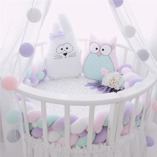 1.5m/150cm baby bed pillow bumper widen 3 knots bumpers in the crib bedding things for newborn baby room decoration cot cushion
1.5m/150cm baby bed pillow bumper widen 3 knots bumpers in the crib bedding things for newborn baby room decoration cot cushion