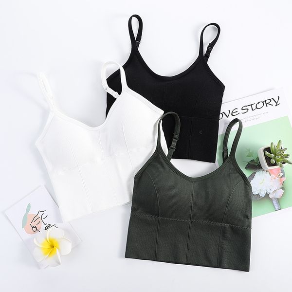 2020 yoga u-shaped seamless wrapped chest female camisole bra underwear women deportivo mujer crop polyester, White;black
2020 yoga u-shaped seamless wrapped chest female camisole bra underwear women deportivo mujer crop polyester, White;black