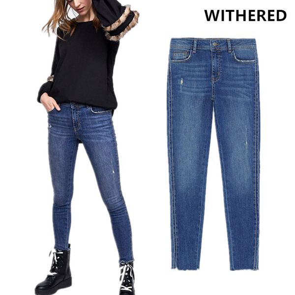 withered jeans woman high street imitation jewelry embroidered flares elastic skinny striped boyfriend jeans for women plus size, Blue
withered jeans woman high street imitation jewelry embroidered flares elastic skinny striped boyfriend jeans for women plus size, Blue