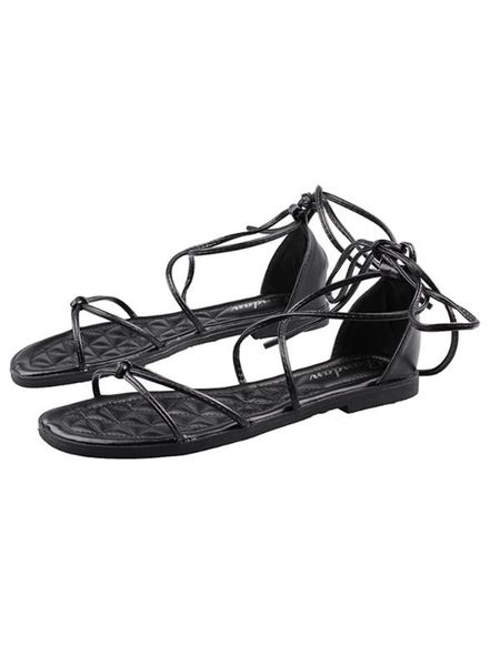 sandals women 2020 new cross bandage fairy wind roman sandals flat wild net red vacation beach women's shoes, Black
sandals women 2020 new cross bandage fairy wind roman sandals flat wild net red vacation beach women's shoes, Black
