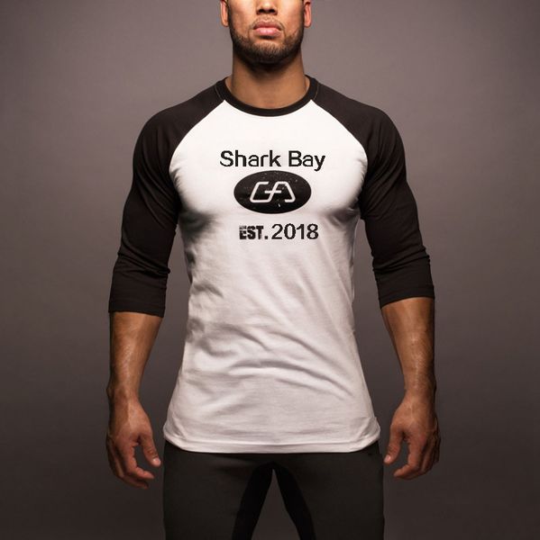 shark bay letters printed mens brand designer long sleeve tshirts casual pullover male high street gym fitness tops bottoming shirts, White;black
shark bay letters printed mens brand designer long sleeve tshirts casual pullover male high street gym fitness tops bottoming shirts, White;black