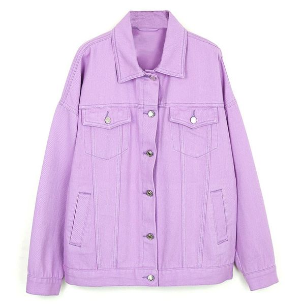 candy colored denim jacket women long sleeve lapel pocket jackets loose female jeans coats, Black;brown
candy colored denim jacket women long sleeve lapel pocket jackets loose female jeans coats, Black;brown