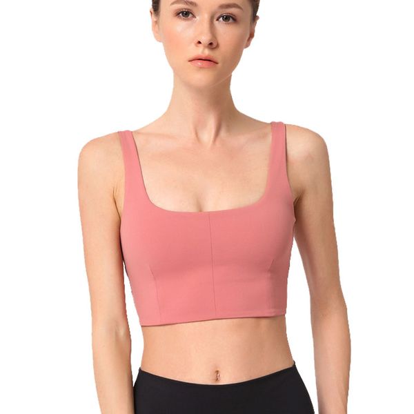 women solid color high elastic compression basic u back yoga bra, White;black
women solid color high elastic compression basic u back yoga bra, White;black