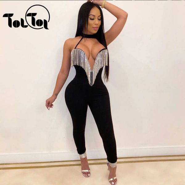 tassel romper women jumpsuit halter deep v neck diamond long jumpsuit female backless party playsuit overalls, Black;white
tassel romper women jumpsuit halter deep v neck diamond long jumpsuit female backless party playsuit overalls, Black;white