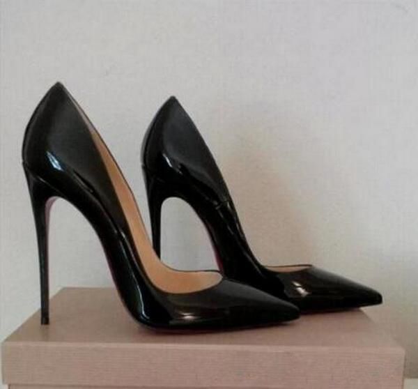 so kate styles 12cm high heels shoes red bottom nude color genuine leather point toe women pumps rubber wedding shoes tt16, Black
so kate styles 12cm high heels shoes red bottom nude color genuine leather point toe women pumps rubber wedding shoes tt16, Black